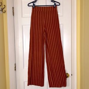 Forever 21 Striped Flowy Pants